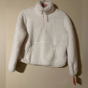 🤍🎯COZY FLEECE HALF-ZIP PULLOVER🤍